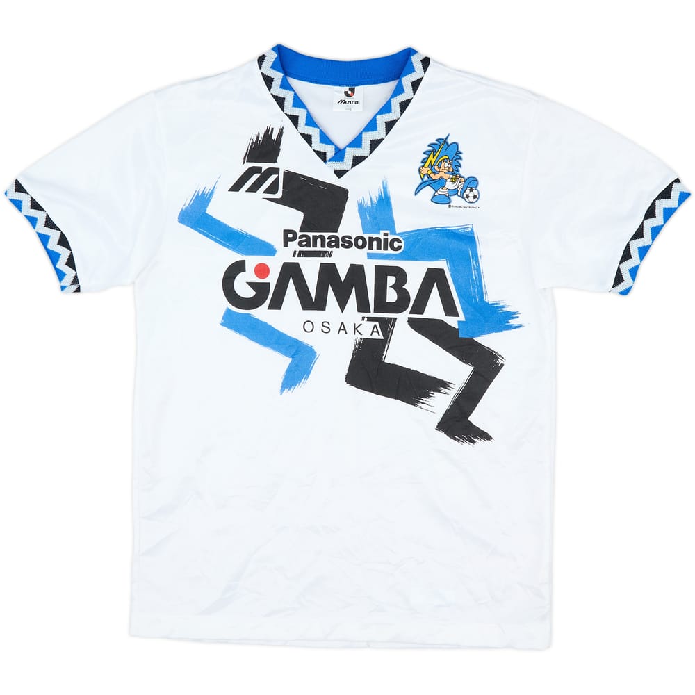 1993-95 Gamba Osaka Mizuno Training Shirt - 7/10 - (M/L)
