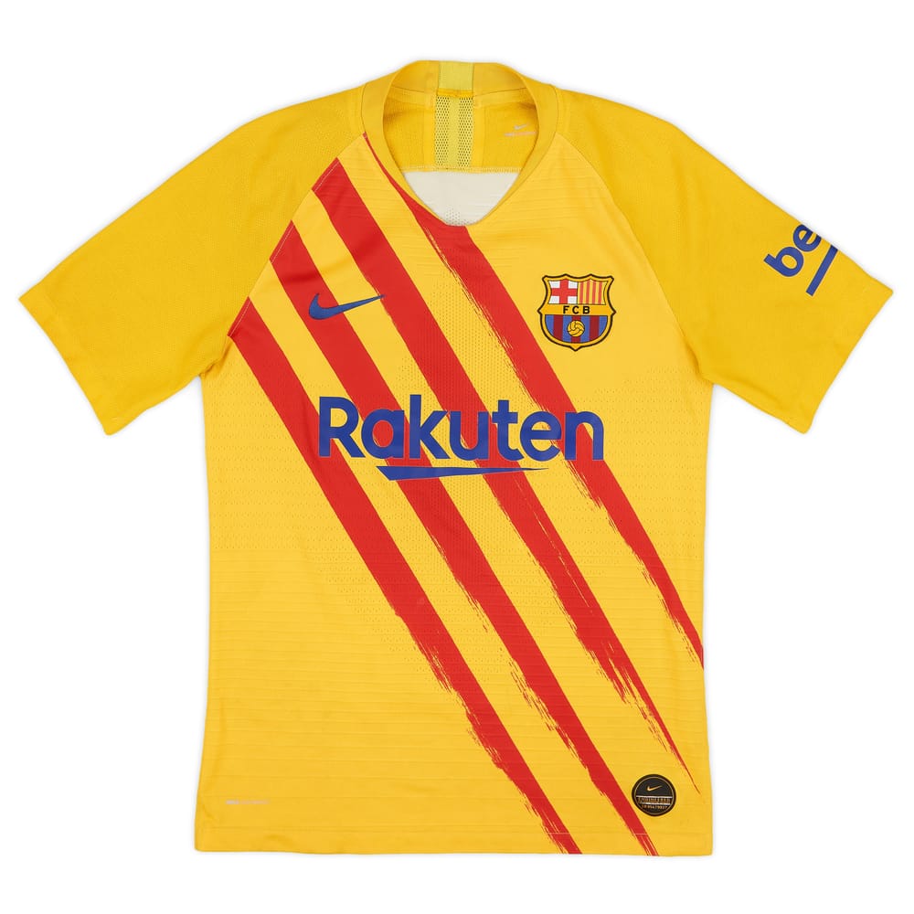 2019-20 Barcelona 'Senyera' Authentic Fourth Shirt - 5/10 - (S)