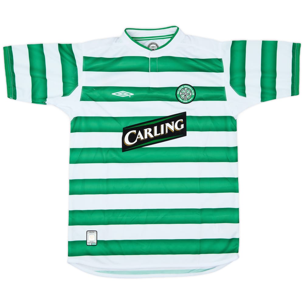 2003-04 Celtic Home Shirt - 7/10 - (XL.Boys)