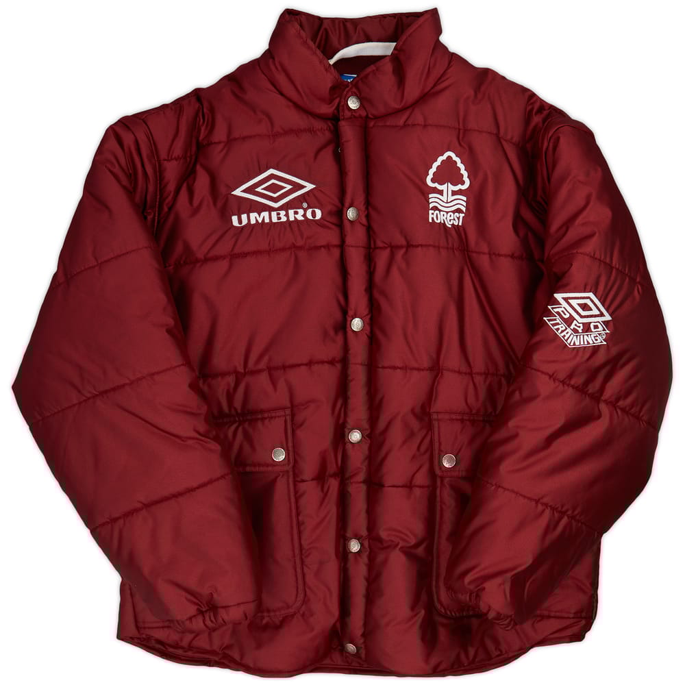 1996-97 Nottingham Forest Umbro Padded Bench Coat - 9/10 - (XXL)