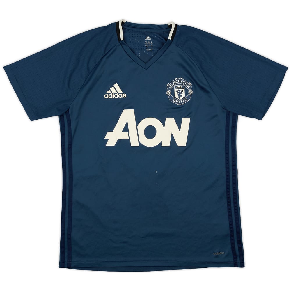 2016-17 Manchester United adizero Training Shirt - 9/10 - (M)