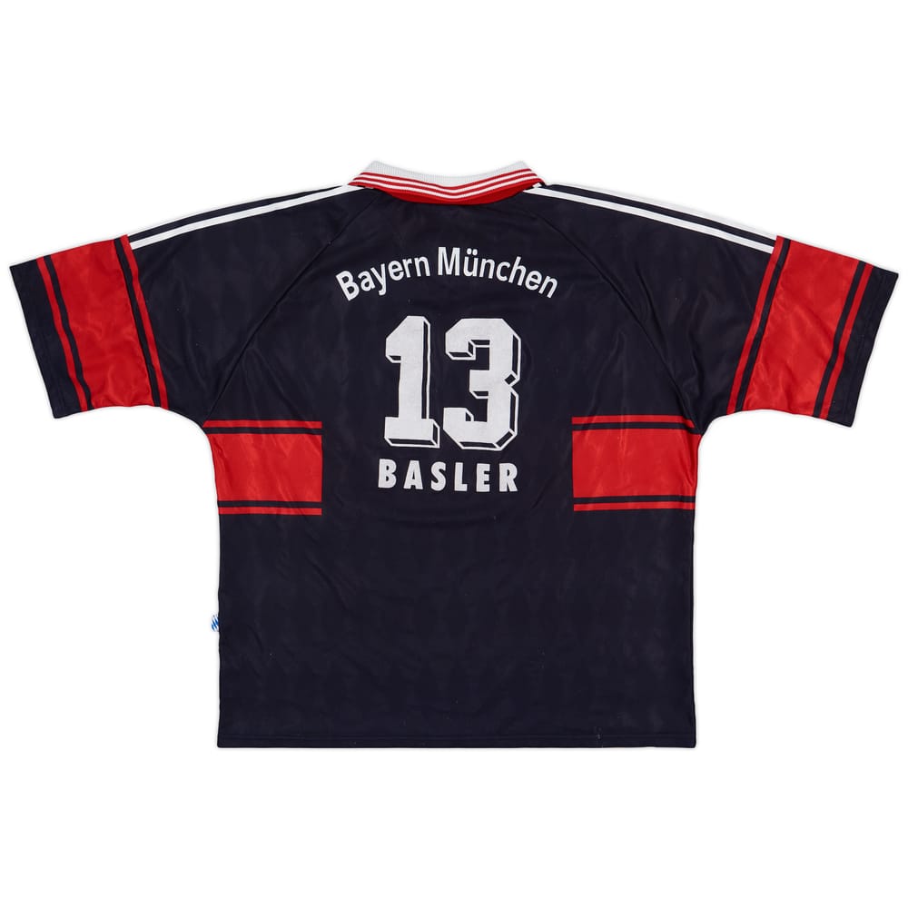 1997-99 Bayern Munich Home Shirt Basler #13 - 7/10 - (XXL)