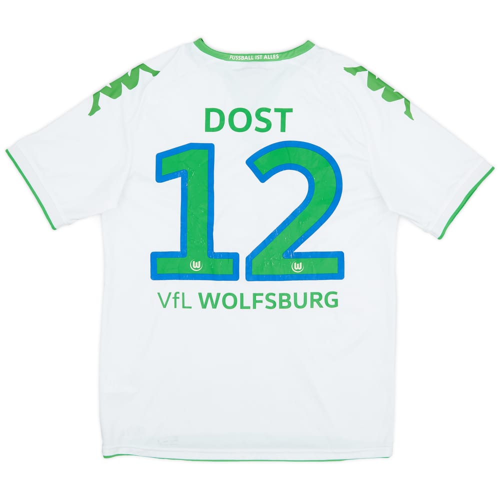 2015-16 Wolfsburg Home Shirt Dost #12 - 7/10 - (M)