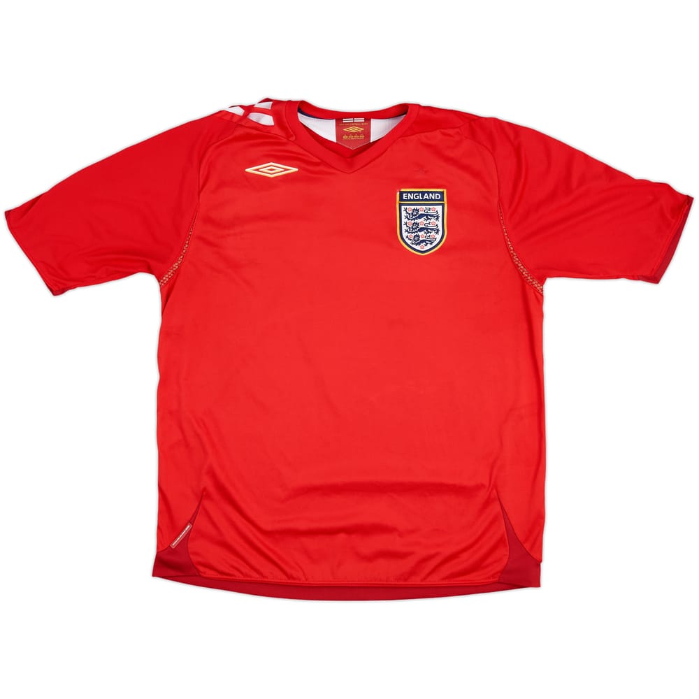 2006-08 England Away Shirt - 5/10 - (XL)