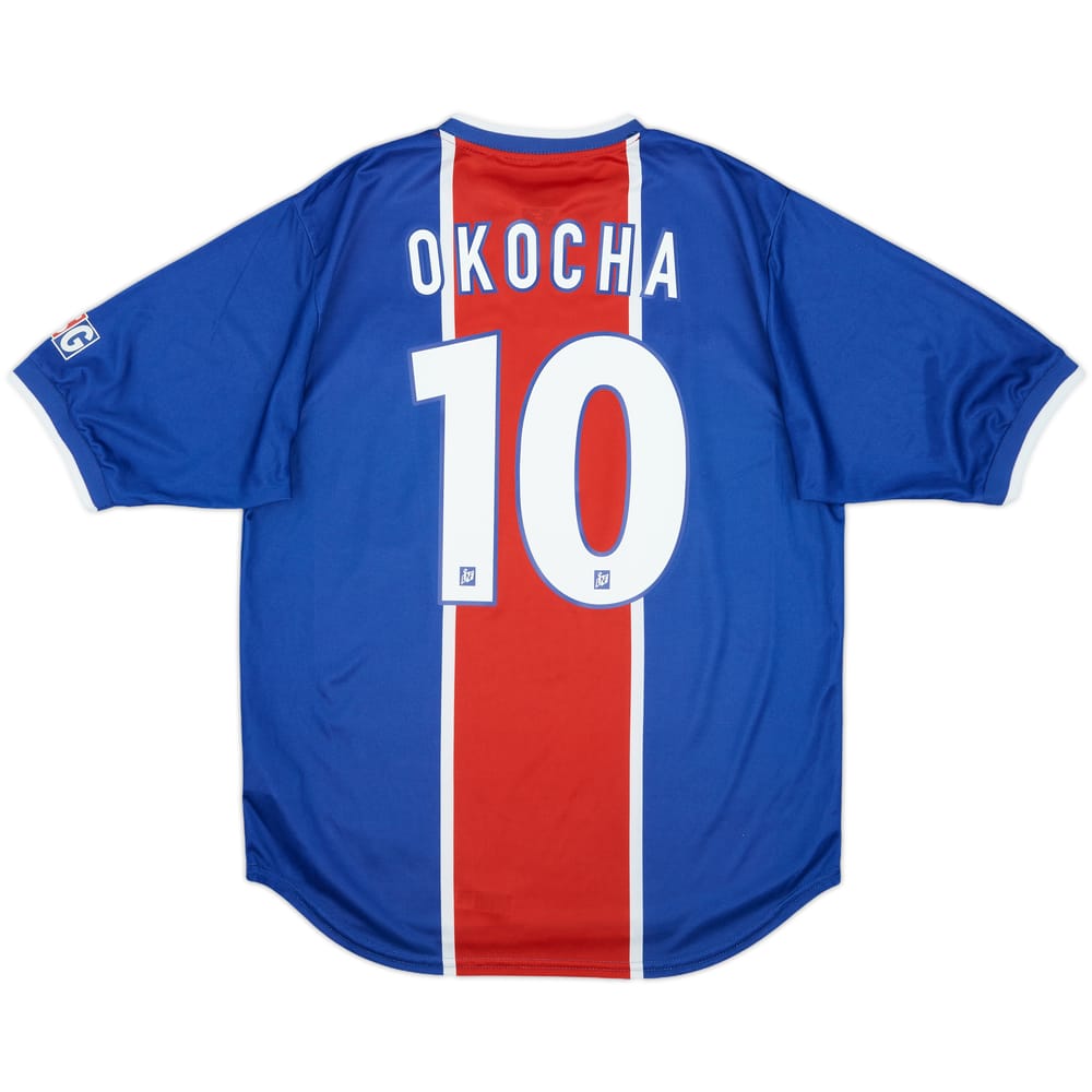 1999-00 Paris Saint-Germain Home Shirt Okocha #10 - 9/10 - (M)