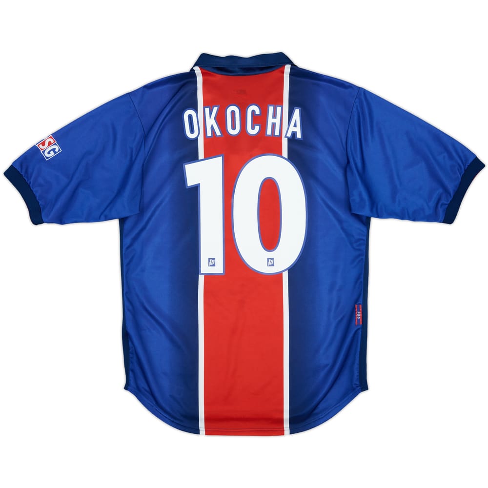1998-99 Paris Saint-Germain Home Shirt Okocha #10 - 9/10 - (S)