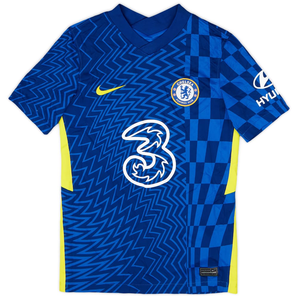 2021-22 Chelsea Home Shirt - 8/10 - (M.Boys)