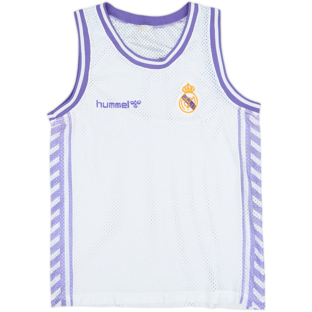 1988-89 Real Madrid Hummel Basketball Jersey - 7/10 - (L)