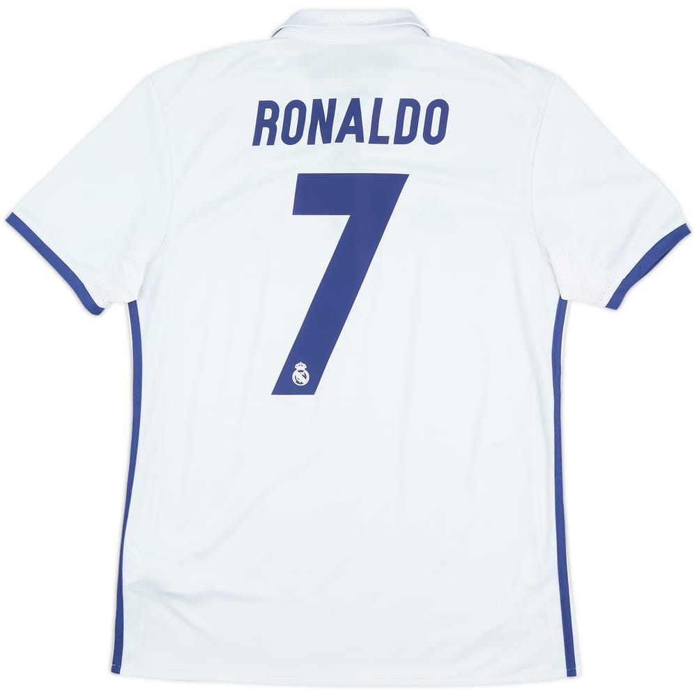 2016-17 Real Madrid Home Shirt Ronaldo #7 - 7/10 - (M)