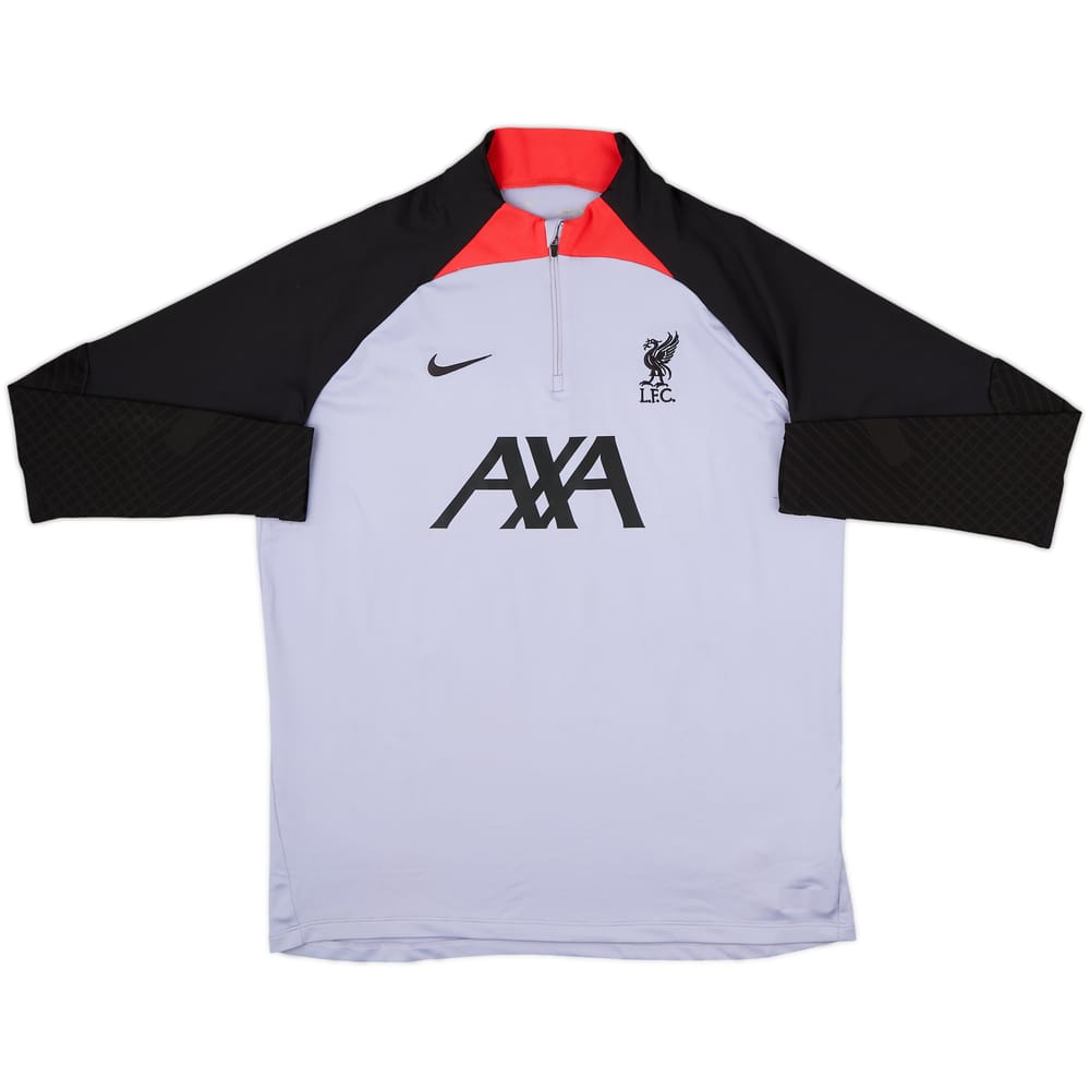2022-23 Liverpool Nike 1/4 Zip Drill Top - 8/10 - (XL)