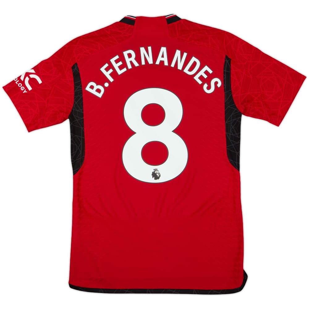 Camiseta auténtica de local del Manchester United 2023-24 B.Fernandes #8 - 9/10 - (XXL)
