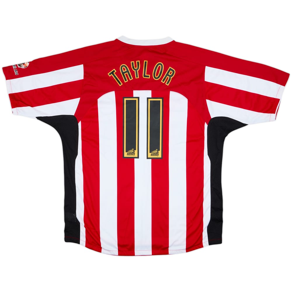2007-08 Sheffield United Home Shirt Taylor #11 - 8/10 - (XL)