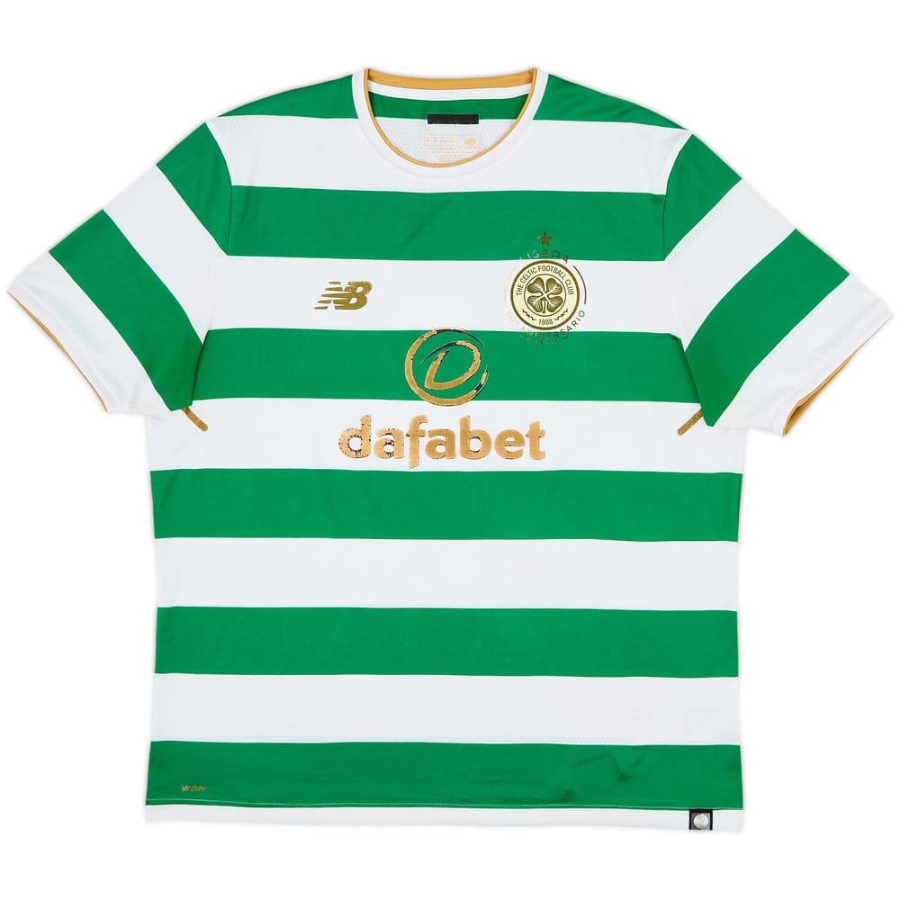 2017-18 Celtic 'Lisbon Lions 50th Anniversary' Home Shirt - 4/10 - (XL)