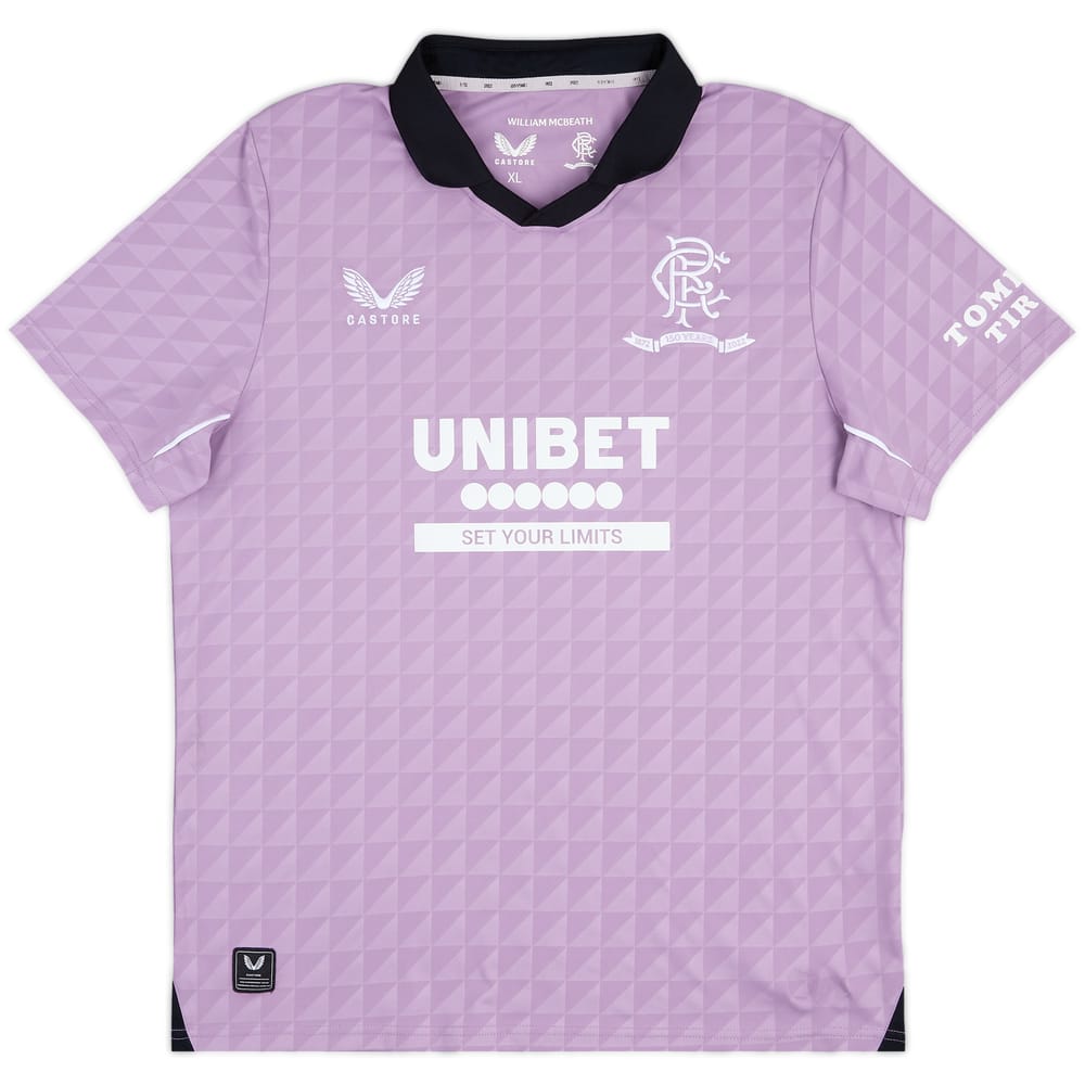2021-22 Rangers '150 Years Anniversary' Third Shirt - 10/10 - (XL)