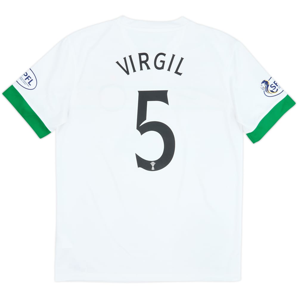 2014-15 Celtic European Third Shirt Virgil #5 - 9/10 - (M)