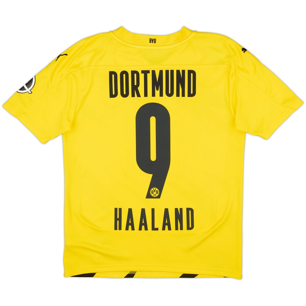 2020-21 Borussia Dortmund Home Shirt Haaland #9 - 8/10 - (S)
