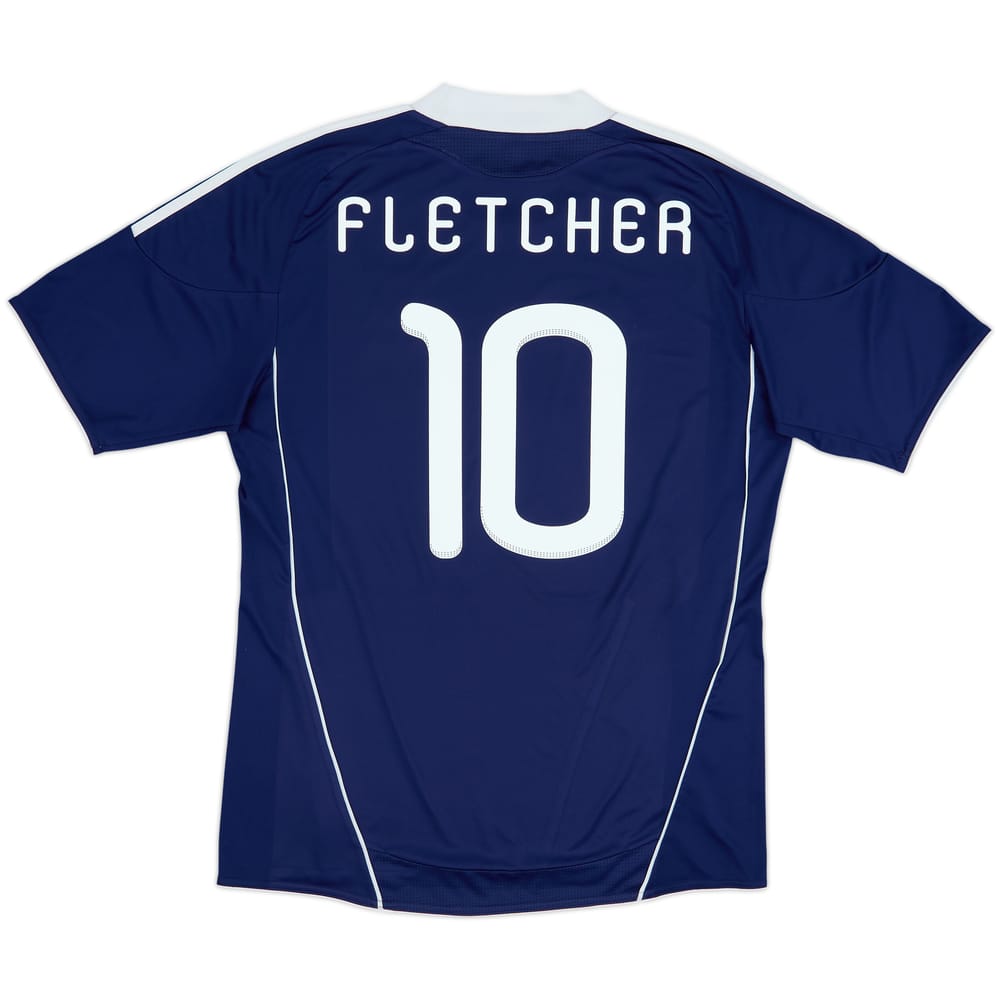 2010-11 Scotland Home Shirt Fletcher #10 - 6/10 - (L)