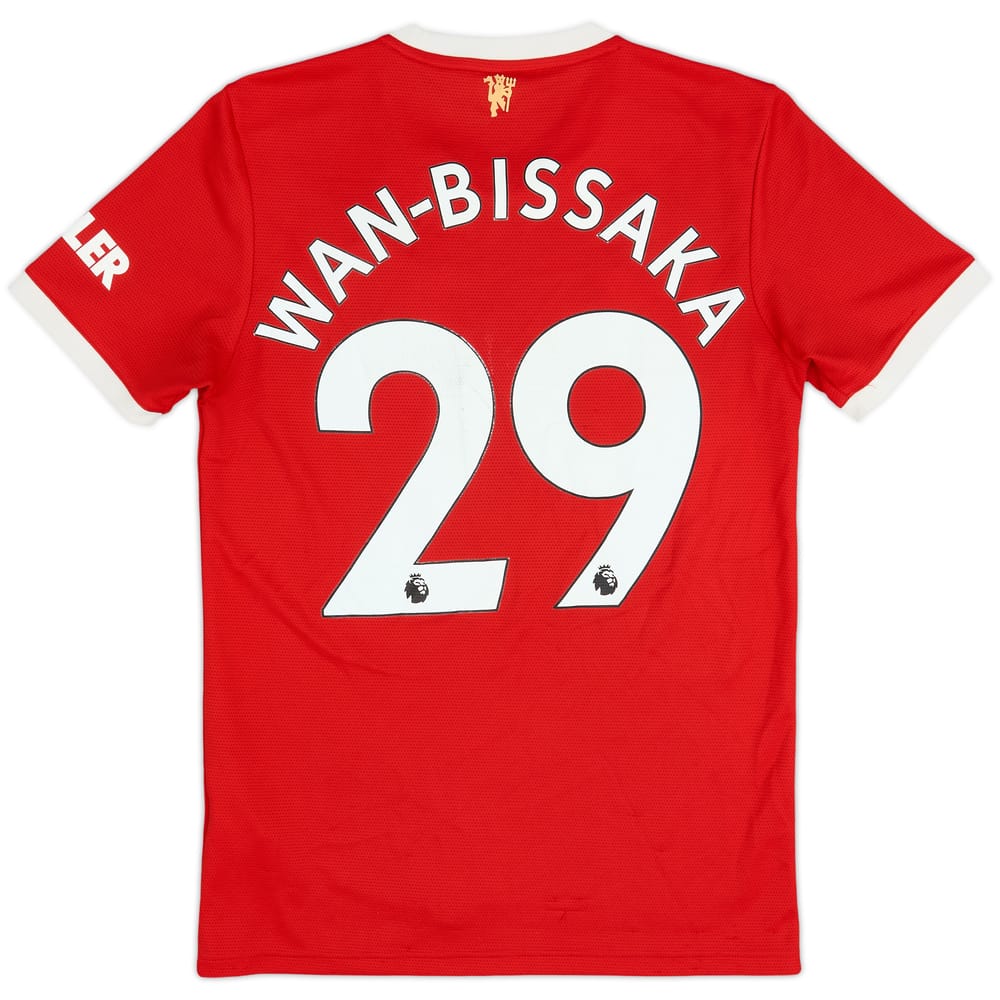 2021-22 Manchester United Home Shirt Wan-Bissaka #29 - 6/10 - (S)
