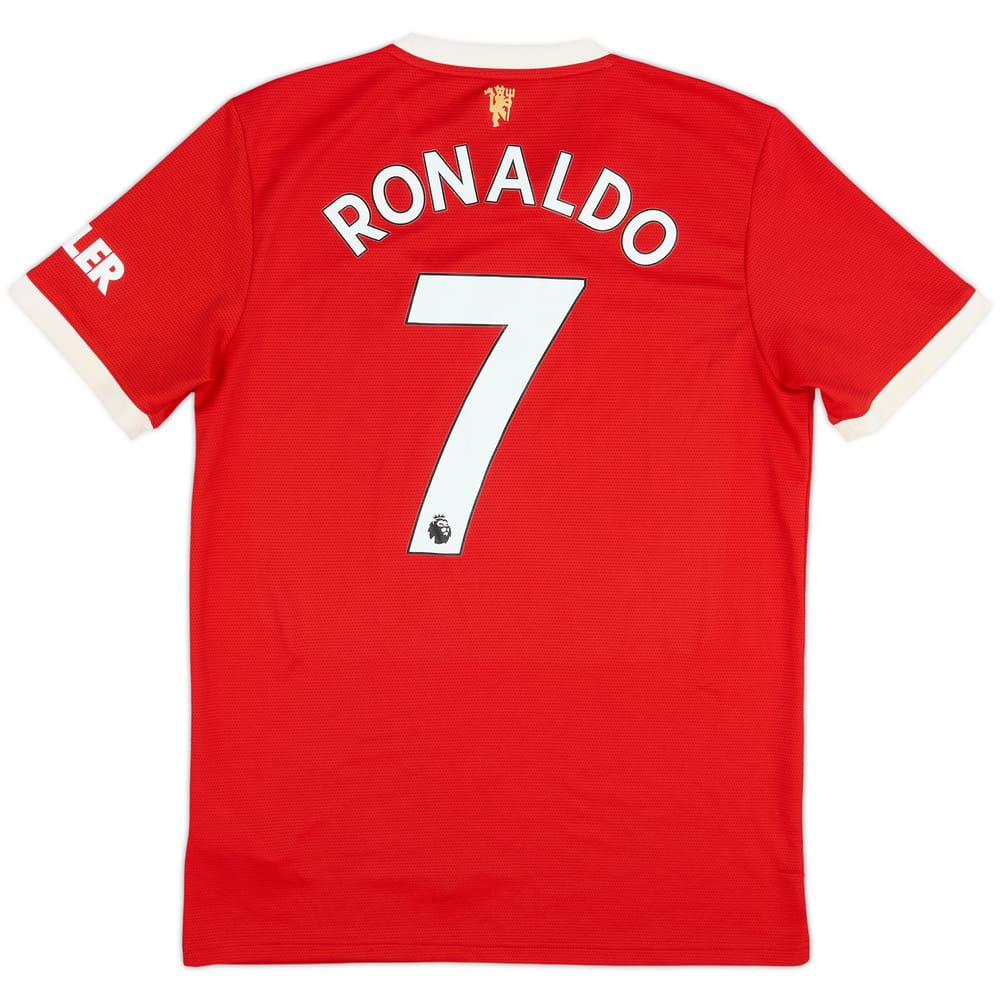2021-22 Manchester United Home Shirt Ronaldo #7 - 8/10 - (M)
