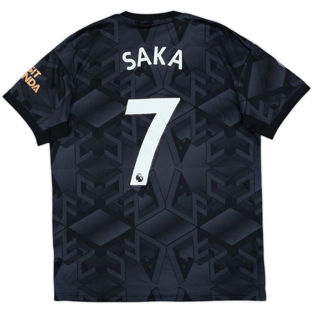 2022-23 Arsenal Away Shirt Saka #7 - 6/10 - (L)