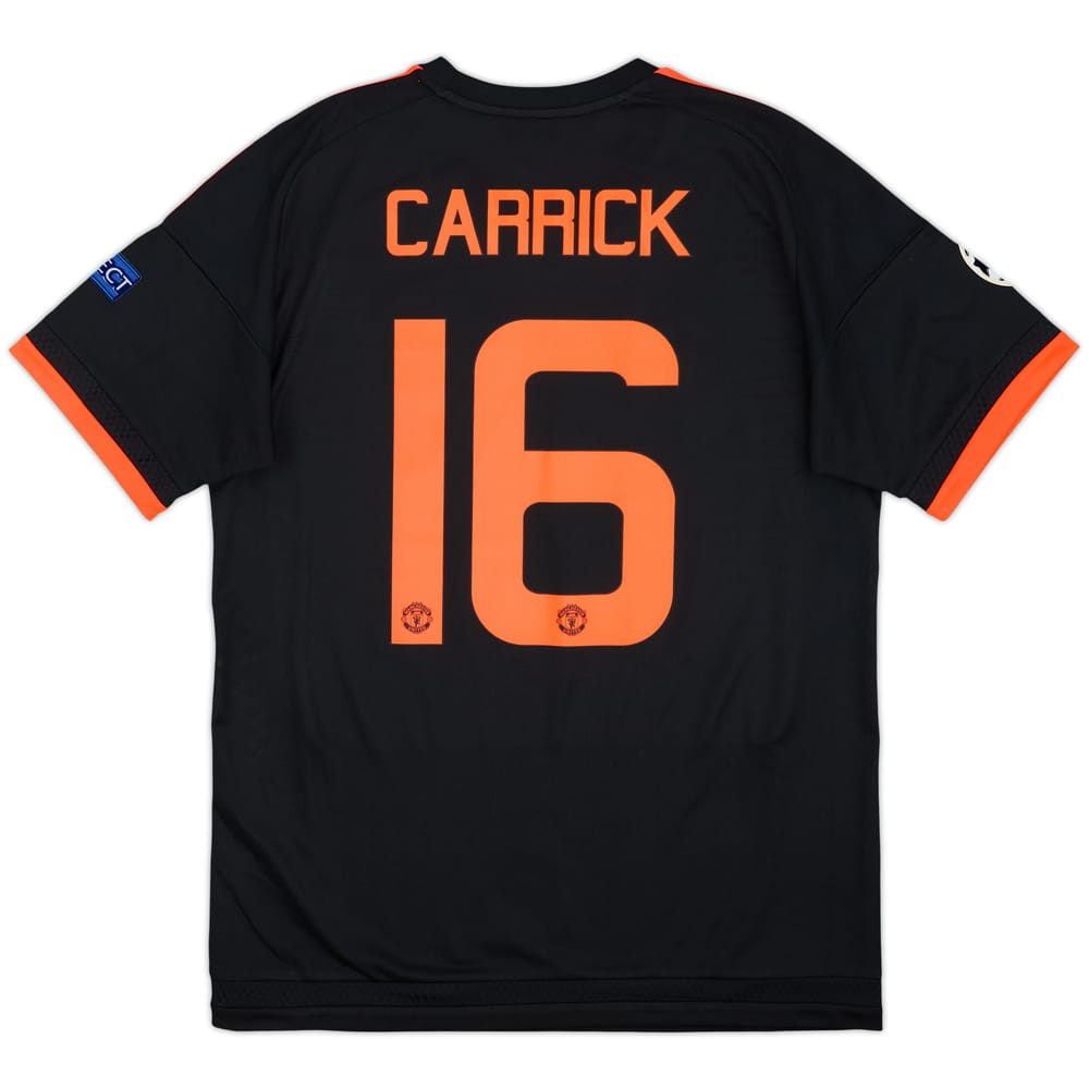 2015-16 Manchester United Third Shirt Carrick #16 - 8/10 - (M)