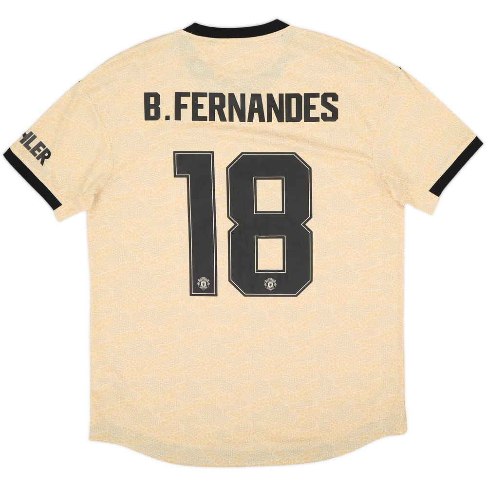 2019-20 Manchester United Authentic Away Shirt B.Fernandes #18 - 5/10 - (L)
