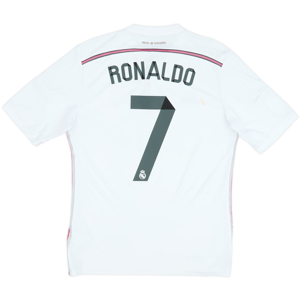2014-15 Real Madrid Home Shirt Ronaldo #7 - 6/10 - (M)