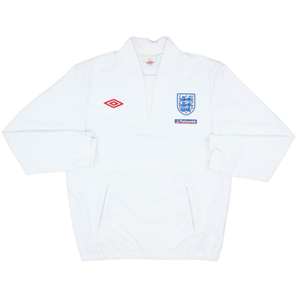 2010-11 England Player Issue Umbro Drill Top - 8/10 - (M)