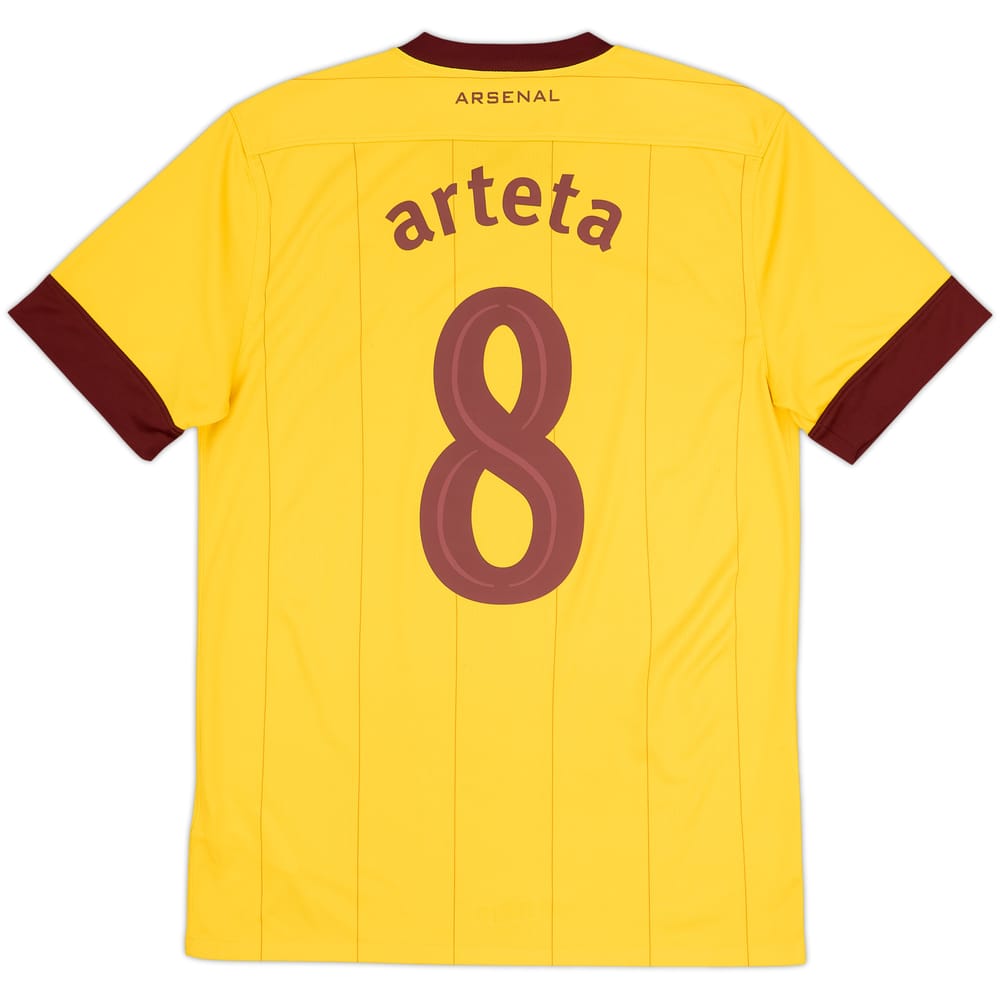 2010-13 Arsenal Away Shirt Arteta #8 - 9/10 - (S)
