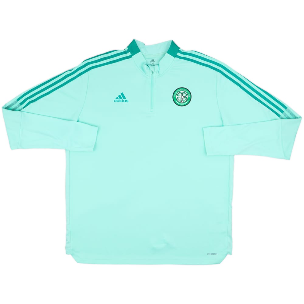 2022-23 Celtic adidas 1/4 Zip Training Top - 8/10 - (XXL)