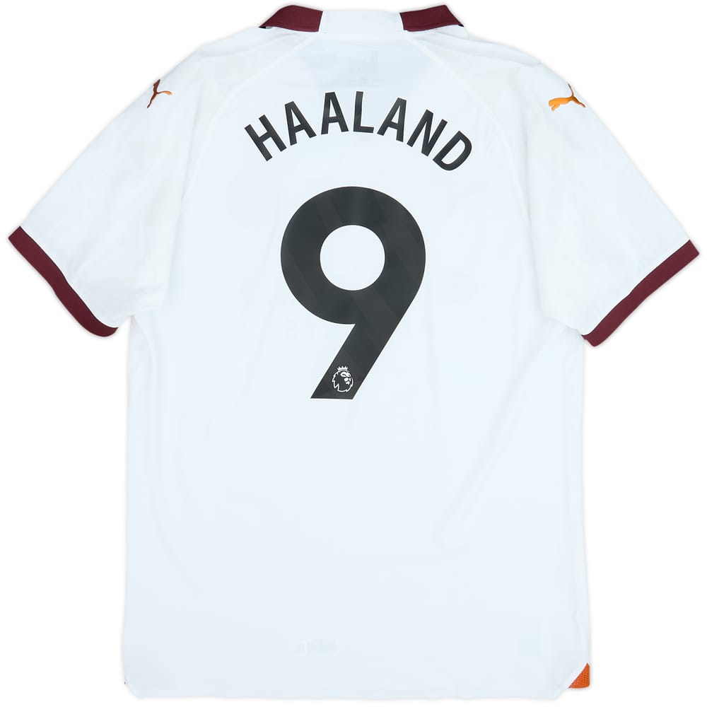 2023-24 Manchester City Authentic Away Shirt Haaland #9 (XXL)