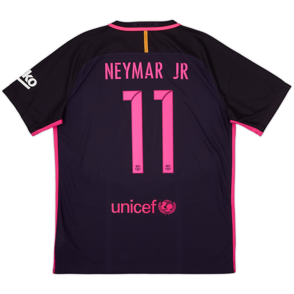 2016-17 Barcelona Authentic Away Shirt Neymar Jr #11 - 9/10 - (XL)