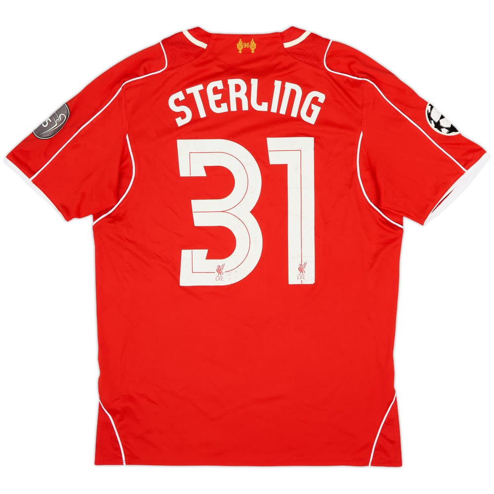 2014-15 Liverpool Home Shirt Sterling #31 - 6/10 - (L)