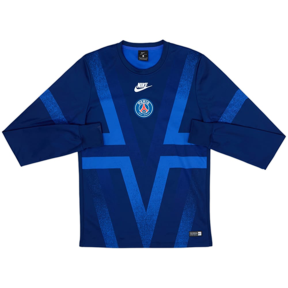 2019-20 Paris Saint-Germain Nike Sweat Top - 8/10 - (S)