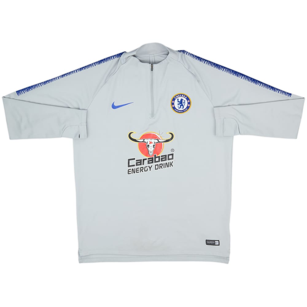 2018-19 Chelsea Nike 1/4 Zip Drill Top - 8/10 - (L)