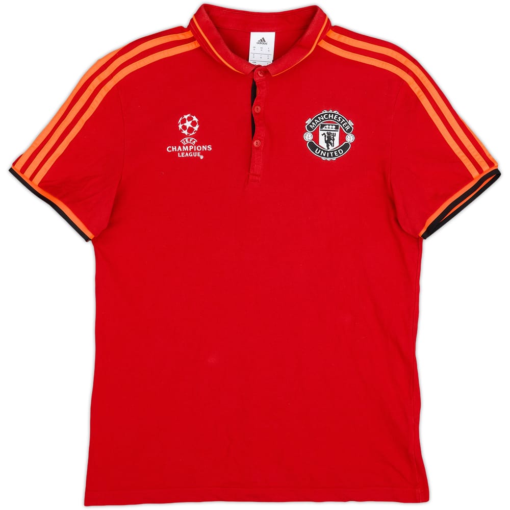 2015-16 Manchester United adidas CL Polo Shirt - 8/10 - (M)