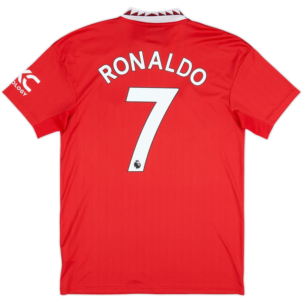 2022-23 Manchester United Home Shirt Ronaldo #7 - 8/10 - (M)