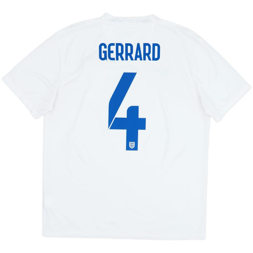 2014-15 England Home Shirt Gerrard #4 - 6/10 - (L)