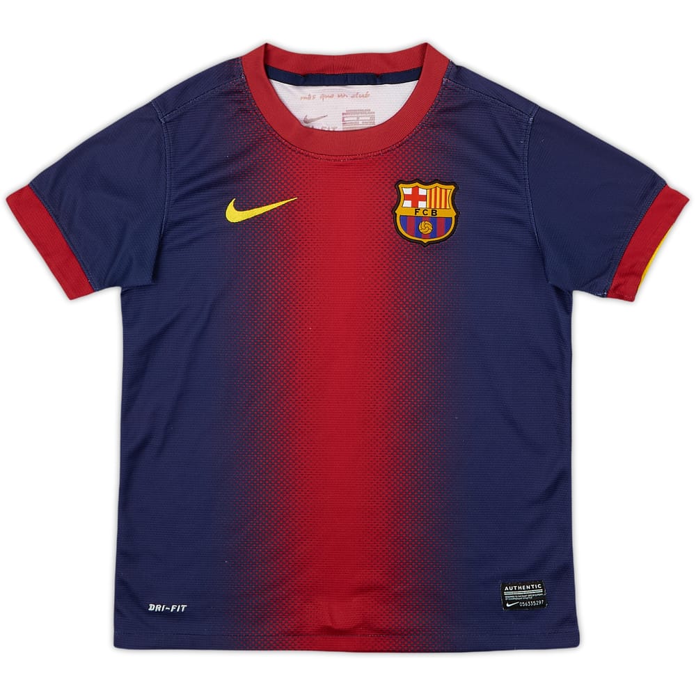 2012-13 Barcelona Home Shirt - 8/10 - (S.Boys)