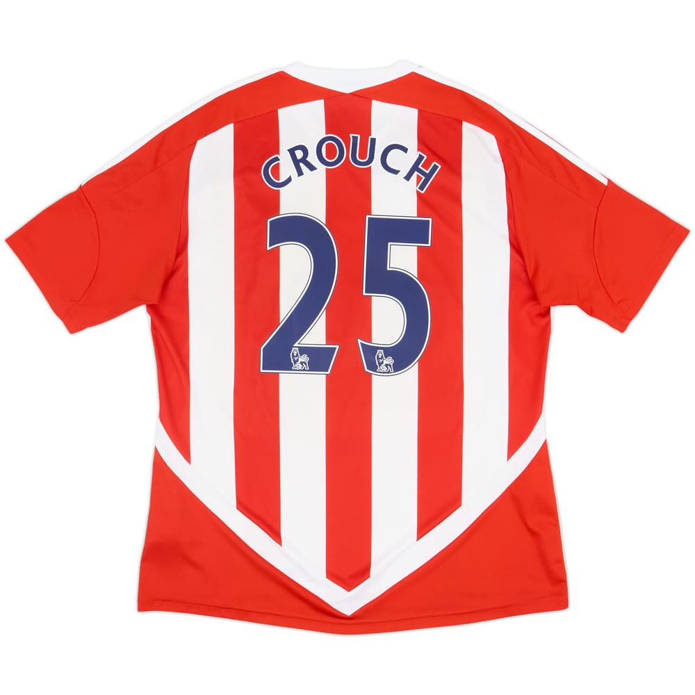 2011-12 Stoke City Home Shirt Crouch #25 - 7/10 - (XL)
