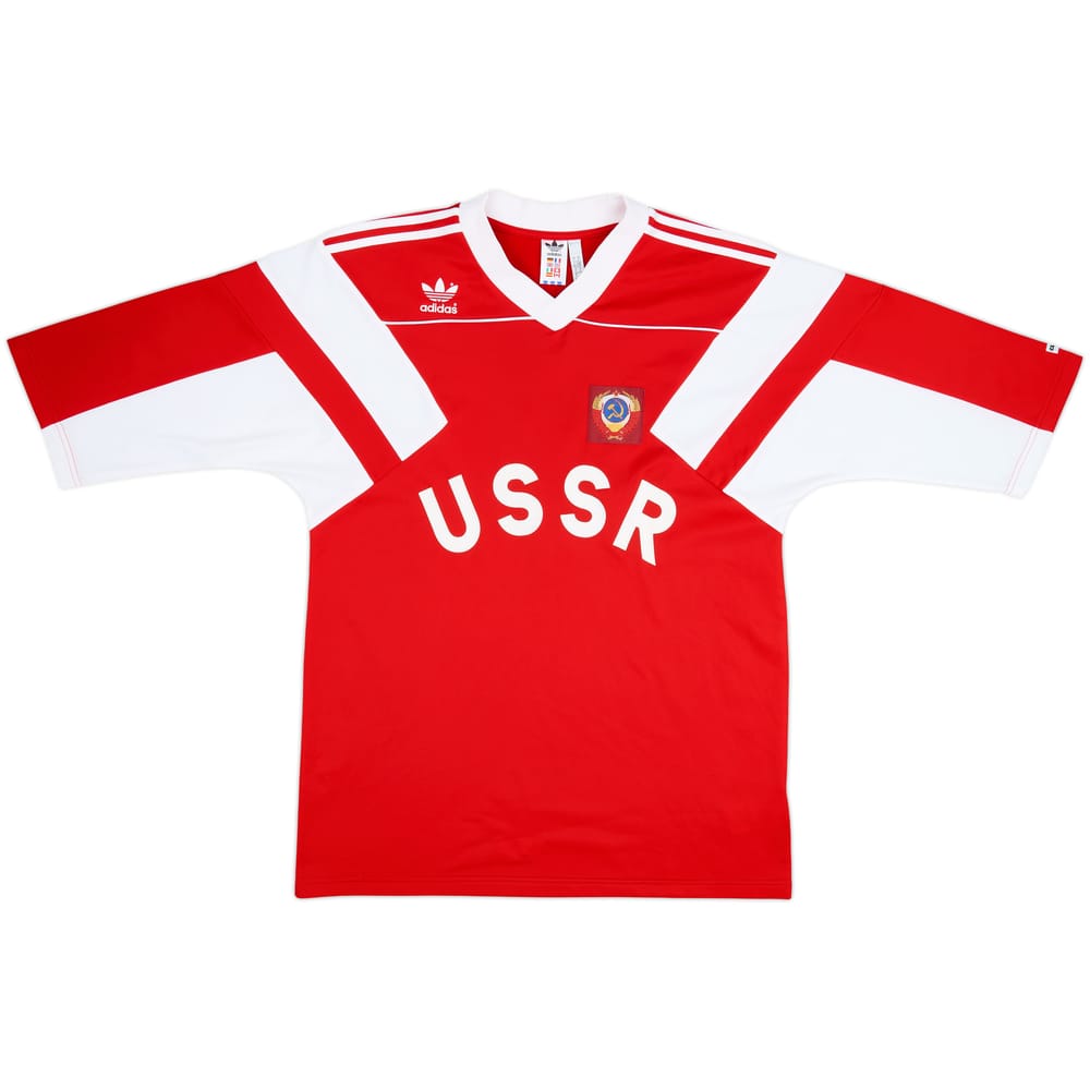 2018 Russia adidas Originals '1990-91' Retro Shirt #9 - 9/10 - (L)