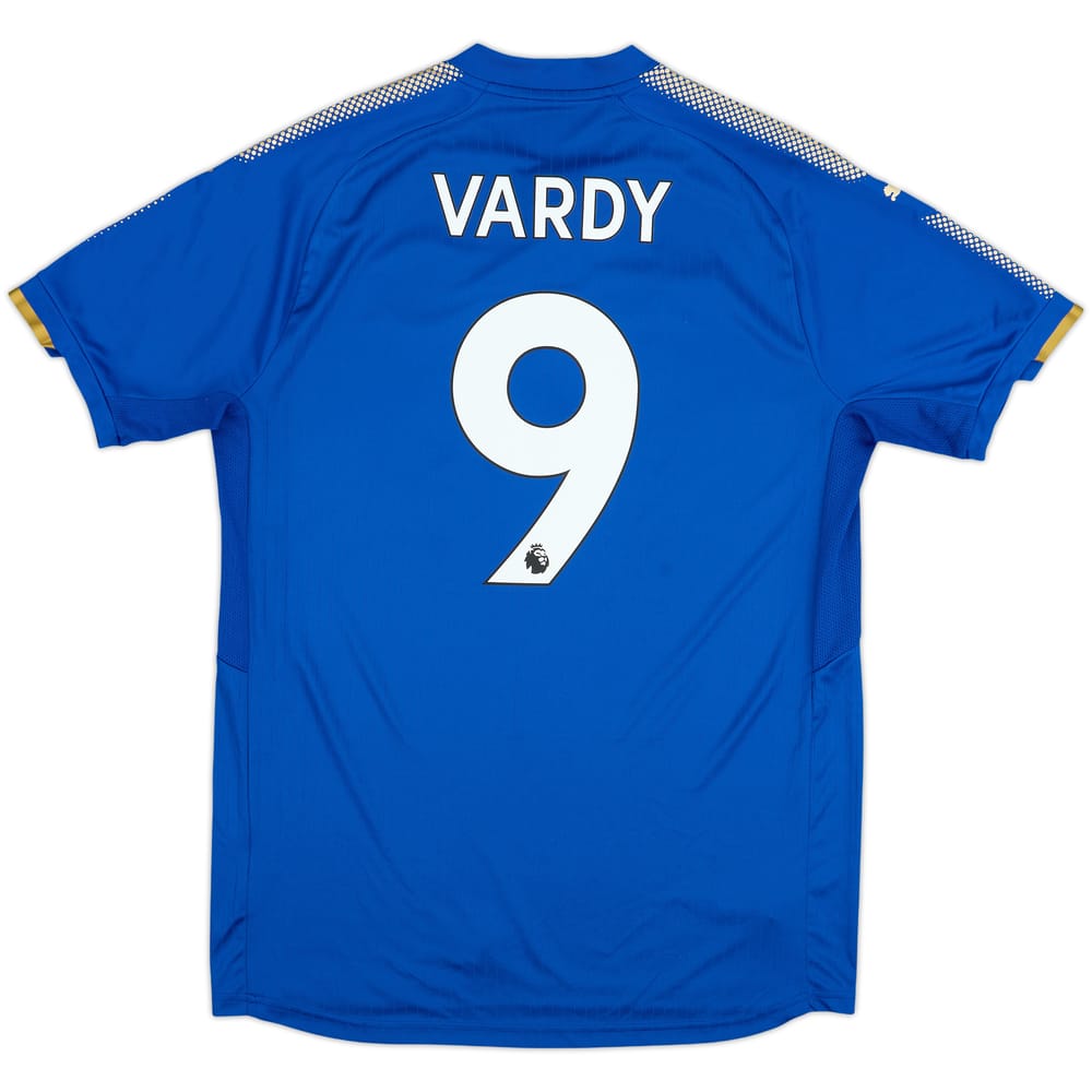 2017-18 Leicester Home Shirt Vardy #9 - 10/10 - (L)