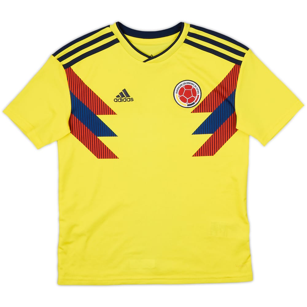 2018-19 Colombia Home Shirt - 7/10 - (M.Boys)