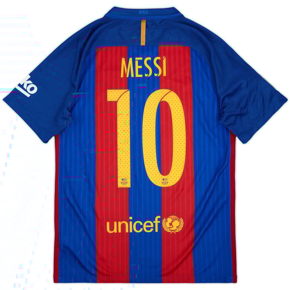 2016-17 Barcelona Home Shirt Messi #10 - 9/10 - (S)