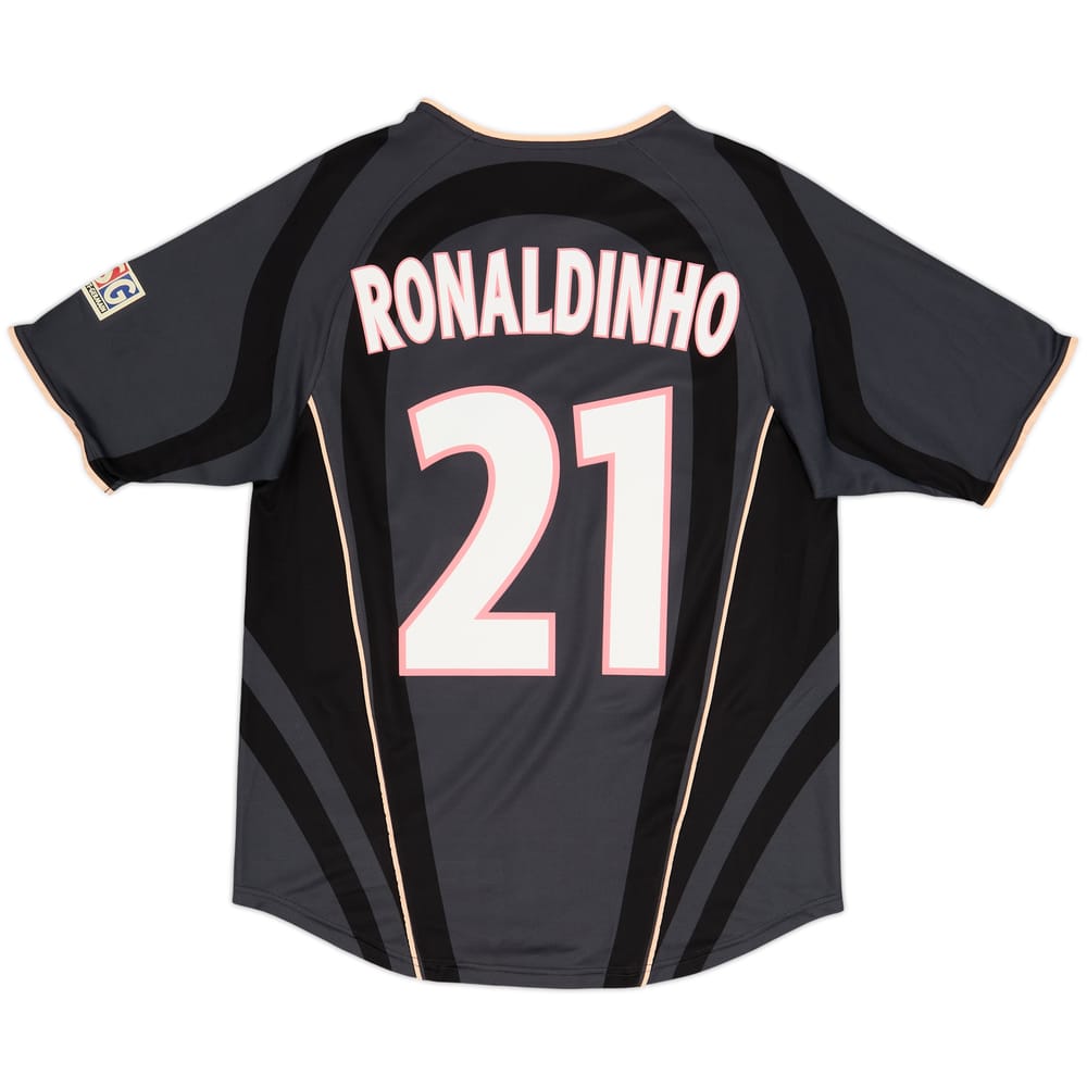 2001-02 Paris Saint-Germain Third Shirt Ronaldinho #21 - 8/10 - (S)