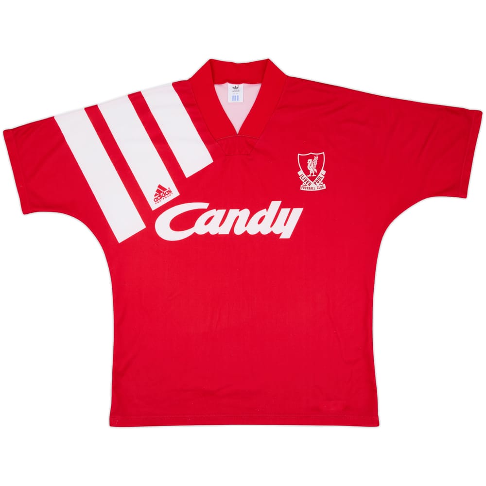 1991-92 Liverpool Home Shirt - 8/10 - (L)