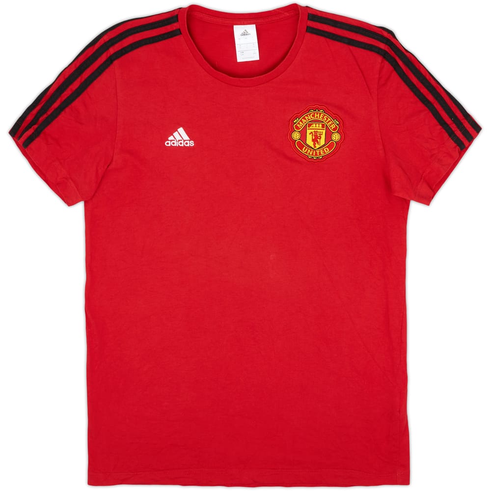 2017-18 Manchester United adidas Cotton Tee - 6/10 - (L)
