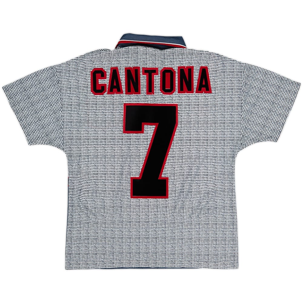 1995-96 Manchester United Away Shirt Cantona #7 - 8/10 - (Y)