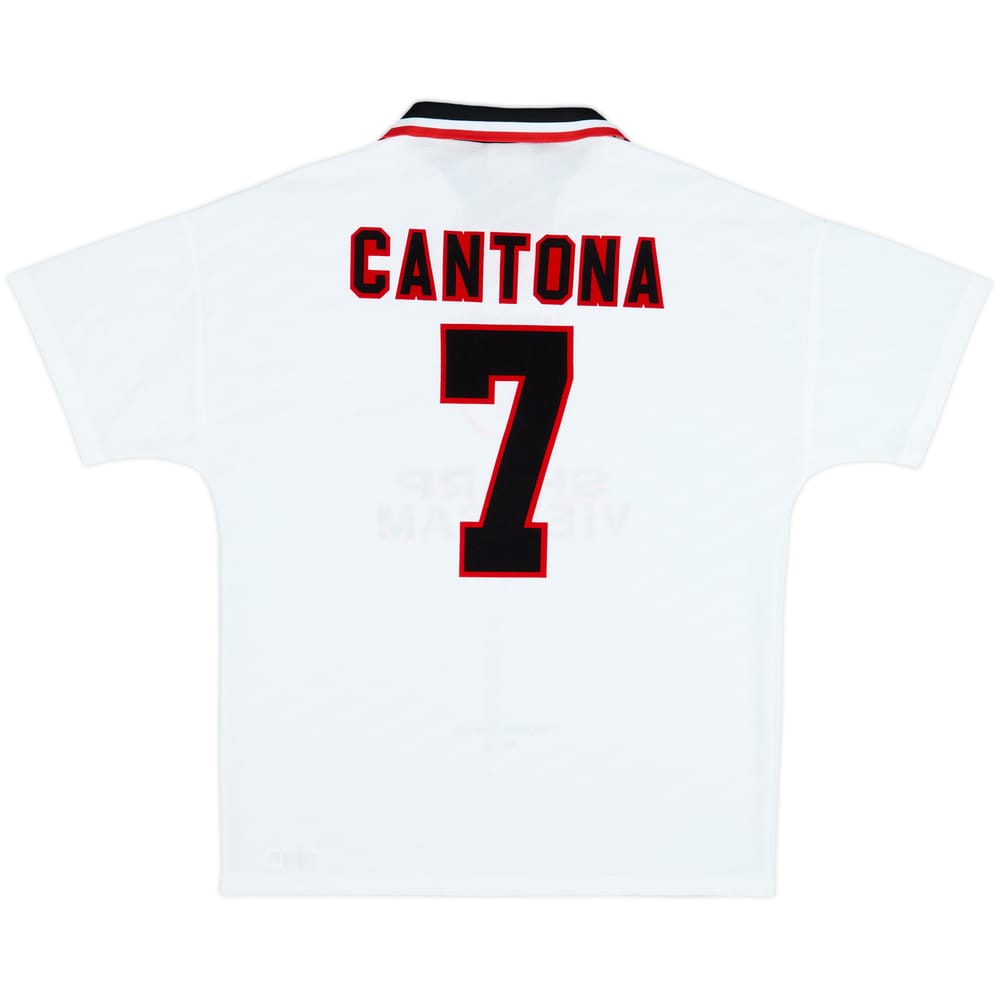 1996-97 Manchester United Away Shirt Cantona #7 - 8/10 - (L)