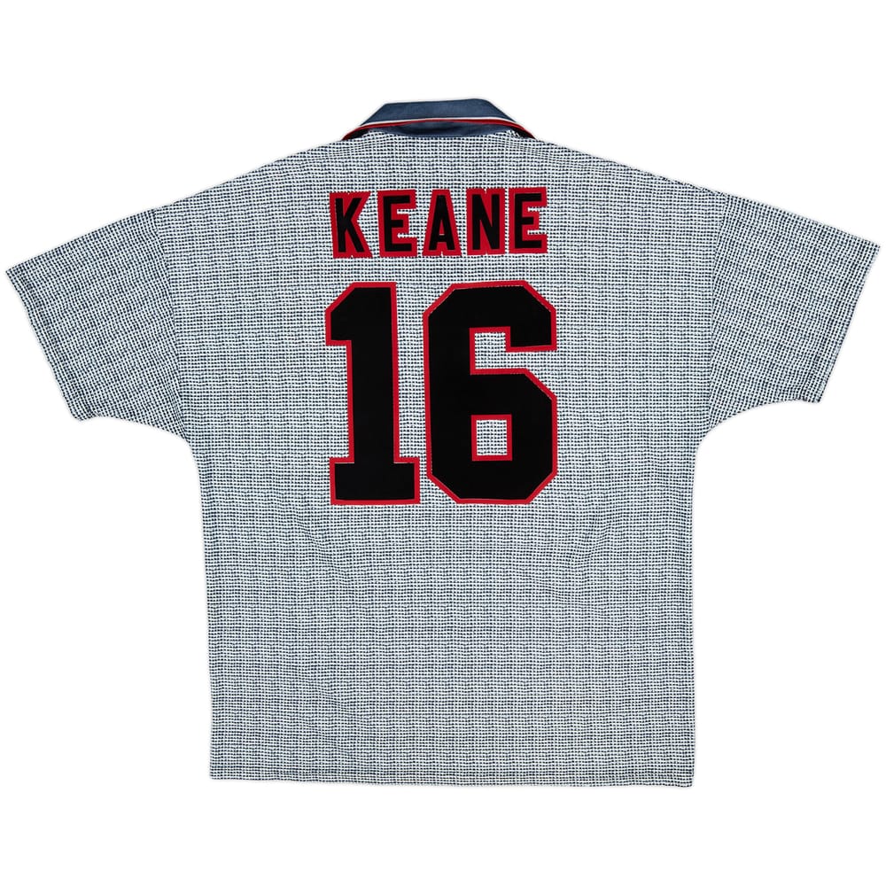 1995-96 Manchester United Away Shirt Keane #16 - 8/10 - (XL)